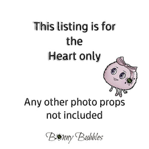 Fluffy Pink Heart, 10 inch