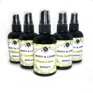 natural body and linen spray
