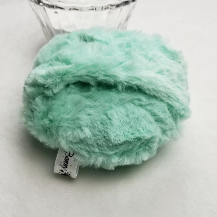 Body Powder Puff - Mint Green, 5 inch