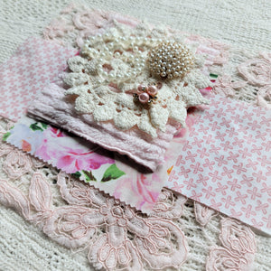 pink slow stitch bundle
