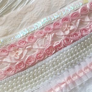 pink lace set