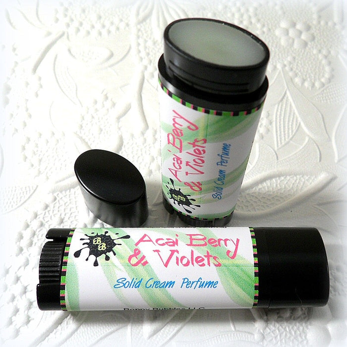 Black Raspberry Vanilla - Cream Perfume Stick - Solid Parfum Stik - Compact Travel Size