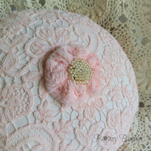 round lace pillow