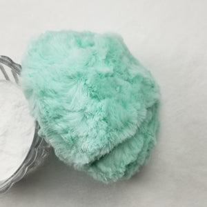 Body Powder Puff - Mint Green - large 5 inch